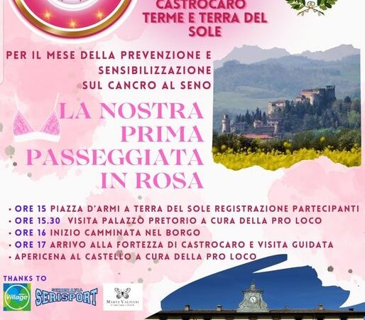 LA NOSTRA PRIMA PASSEGGIATA IN ROSA