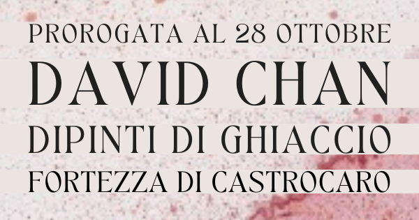 DAVID CHAN | FESTA DELLA RINASCITA | DIPINTI DI GHIACCIO