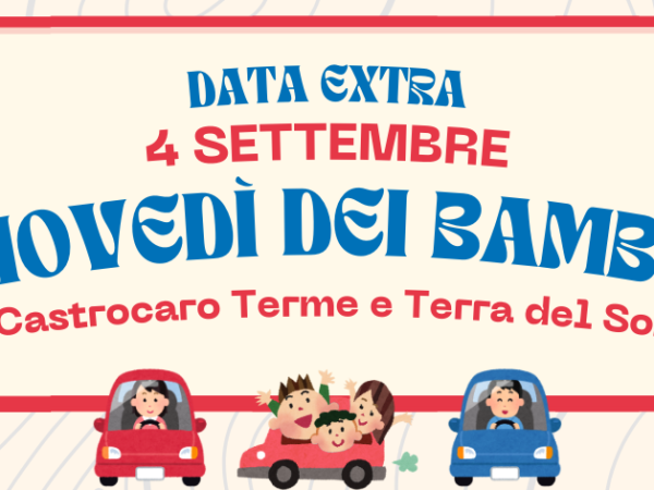 I GIOVEDì DEI BAMBINI | CINEMINO DRIVE-IN | data extra