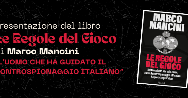 Marco Mancini presenta il suo libro “Le regole del gioco”